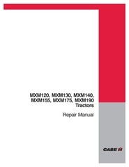 Case IH MXM120, MXM130, MXM140, MXM155, MXM175, MXM190 Tractor Service Manual