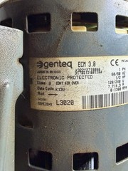 GENTEQ ECM 3.0 HD44SE122 Blower Motor 5SME39HXL3020 1/2HP 120-240V 0-1300RPM CCW