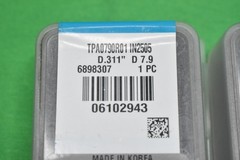 Qty 1 Ingersoll TPA0790R01 IN2505 Drill Insert 0.311″ (7.9mm) NOB 1 per Order