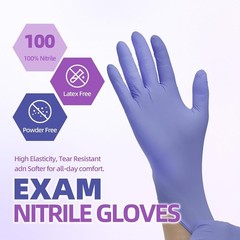 Nitrile Blue Exam/Medical Cleaning Gloves Powder & Latex Free 1000 PCS