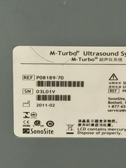 SonoSite M-TURBO PORTABLE ULTRASOUND w/ MINI DOCK & P21X PROBE – Tested