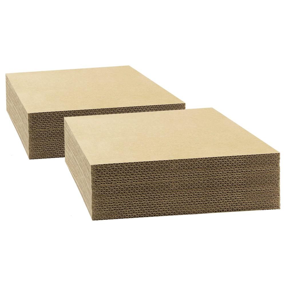Golden State Art, 50 pack 6×9 Corrugated Cardboard Sheets 6×9, 50-pack