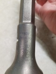 BOSCH HS1520 1-3/4 In. Square x 9-1/4 In. Bushing Tool 3/4 In. Hex Hammer