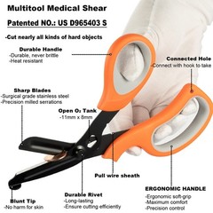 2 pcs Medical Scissors Trauma Shears for Left and Right Hand-8 inches Bandage
