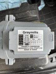 GRAYMILLS IMV25-F COOLANT RECIRCULATING PUMP 1/4HP 230/460V IMV25F New Open Box
