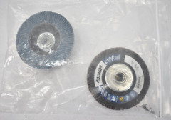 Lot of 2 Radnor Flap Discs 4-1/2″ Dia 13300 Max RPM Steel/Metal 64000914