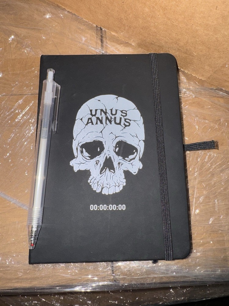 Unus Anus Notebook With White Pen