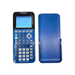 Texas Instruments TI-84 Plus CE Python Calculator Blue WORKS w/ Cover & USB Cord