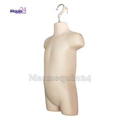 TODDLER & CHILD TORSO HANGING MANNEQUIN SET WITH HANGERS – FLESH KIDS FORMS