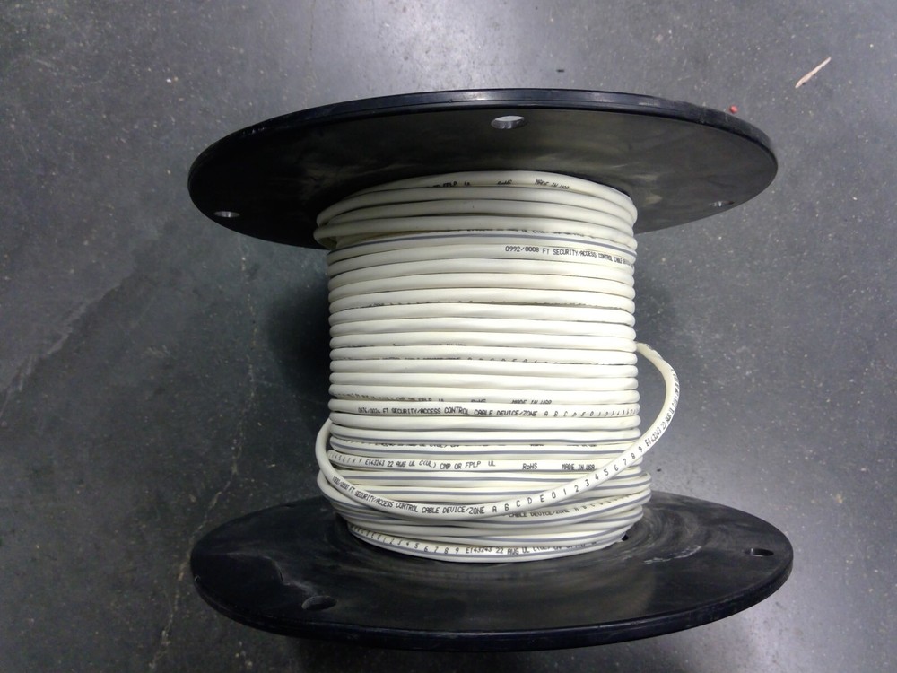 Windy City Wire 444352-08 22AWG 8C CMP/FPLP Cable, 225ft **Free Shipping**
