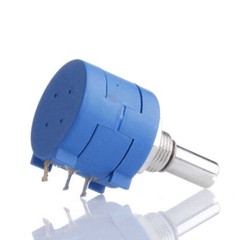 2/4/6Pcs 10-100K Ohm 3590S Rotary Wirewound Precision Potentiometer Pot 10-Turn