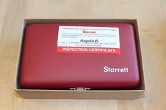 Starrett Back Plunger Metric Dial Indicator Set 0-5mm / 0.01mm 0-100 Dial