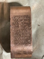 6 – BURNDY YGHC34C34 Copper Compression C Tap Connectors 300-500 kcmil
