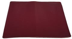 Burgundy Vinyl Checkbook Cover Standard Top Stub 6- 1/4″ x 3-3/8″ New