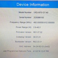 Motorola/Vertex VXD-R70 UHF DMR Digital Repeater (Read Description)