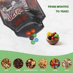 25 Sets Mylar Foil Bags Smell Proof Zip Seal Pouch 3.5g Resealable For Candy