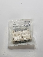 (QTY 2) Schneider Electric TeSys Auxiliary Contact Block GVAE11