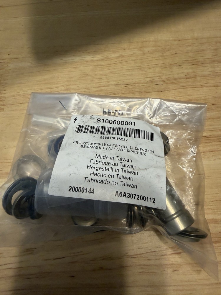 2016-2018 Specialized Stumpjumper Bearing Kit S160600001 Suspension Hardware