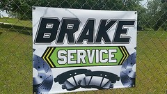 2′ x 3′ Brake Service Auto Repair Outdoor Indoor Wall Banner Open Sign Tire Shop
