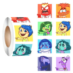 ⭐2 DAY SALE!⭐ 1000pcs (2 ROLLS) DISNEY INSIDE OUT STICKERS BIRTHDAY PARTY FAVORS