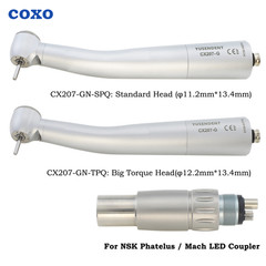 COXO Dental Fiber Optic High Speed Handpiece fit Kavo NSK Sirona Coupler 4 6Hole