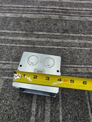 (QTY 8) HUBBELL RACO 689 1-Gang Masonry Box, Gangable, 3-1/2 in. Deep, Ten TKO’s