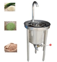 44lbs/20kg Hydraulic Pressure Commercial Rice Washer Wheat Bean Washing Tool