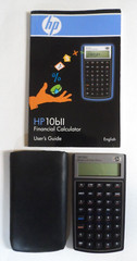 HP 10bll Financial Calculator + Manual – EXCELLENT