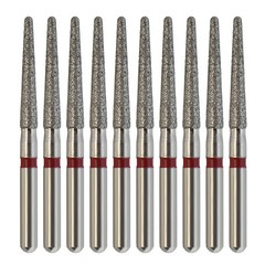 Dental Diamond FG Burs 850/016F 850/016SC Round End Taper Super Coarse Fine Grit