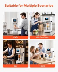 VEVOR Can Sealer Machine Automatic Commercial Soda Can Sealing Coffee Shop White