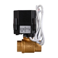 3/4″ Motorized Electric Ball Valve 9 12 to 24 Volt Slow Close, 3 Wire Control