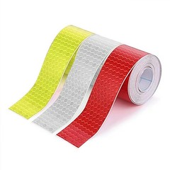 3 Rolls of Reflective Vinyl Tape – 1″ x 10 ft, Perfect for Vehicles and Clothing