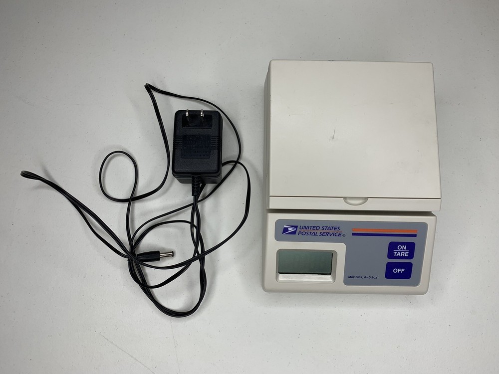 USPS United States Postal Service Digital Scale 5lb Max With Power Supply