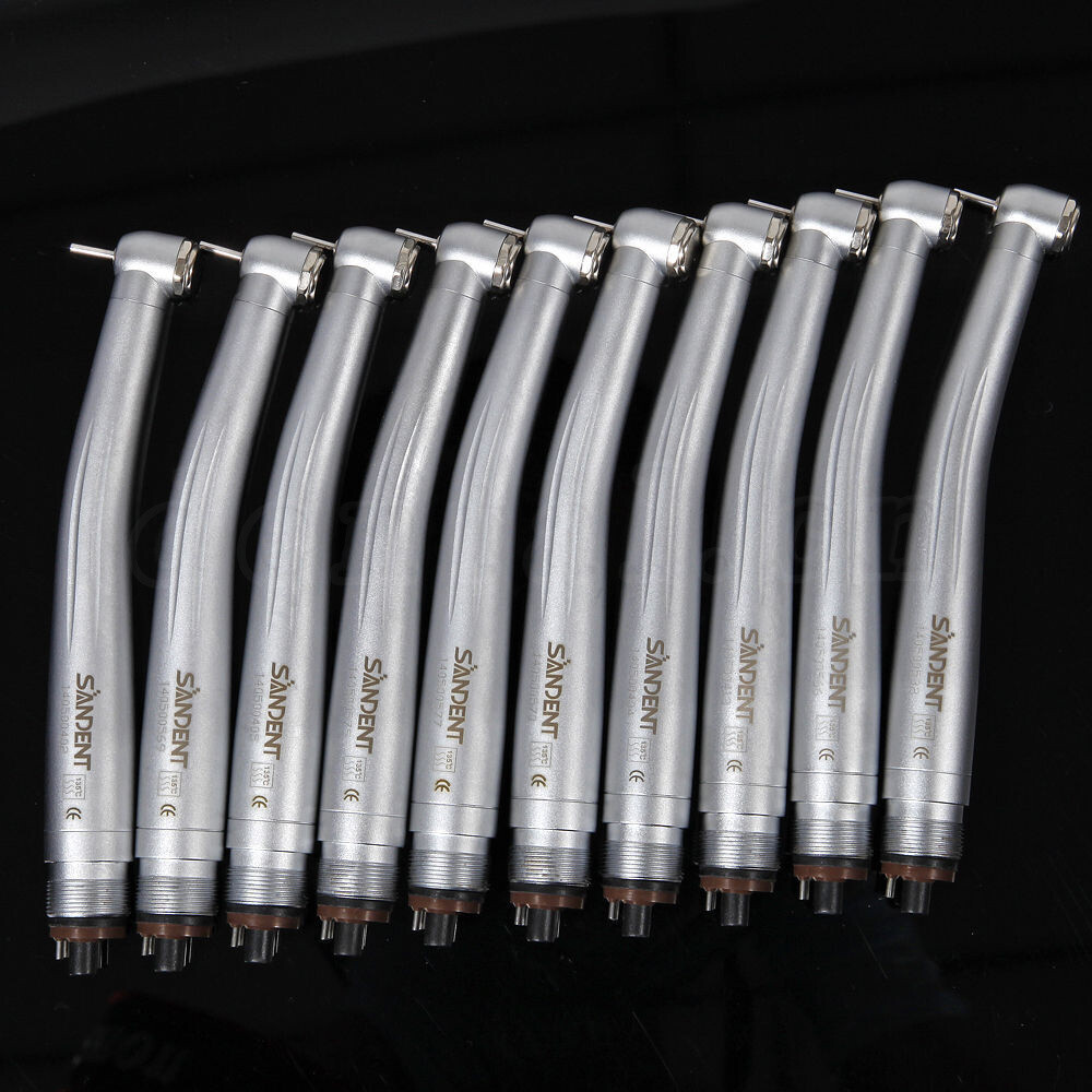 10 Dental High Speed Handpiece Standard Push Button ORIGINAL 4 Hole USA HOT