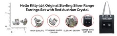 Hello Kitty 925 Sterling Silver Stud Earring-Jewelry with Pink Bow-Women’s Gift