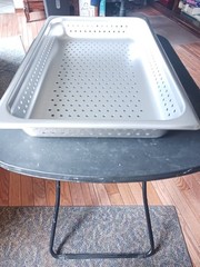 4 Hubert 2 1/2 Inch Perforated Full Size Pans