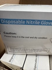 Clear/Translucent Exam/Medical Nitrile Gloves Disposable 4mil 1000PCS Free Ship