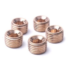 20PCS Pipe Plug 1/8″ 1/4″ 3/8″ 1/2″ Male Thread Hex Internal Head Socket Fitting