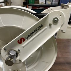 Samson Reel Master 504 Series Heavy Duty Hose Reel w/ Hose Good Working Unit
