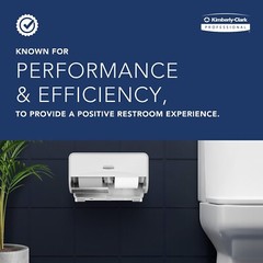 JRT Jr. Escort Jumbo Roll. Commercial Toilet Paper Dispenser(09508)with StubRoll