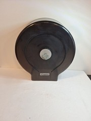 Complete Jumbo Commercial Toilet Paper Dispenser Wall Mount ABS Black 11-inch
