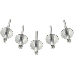 Aluminum Large Flange Open End Pop Rivets 3/16″ x 1/2″ Rivet Size 3/16 x 1/2