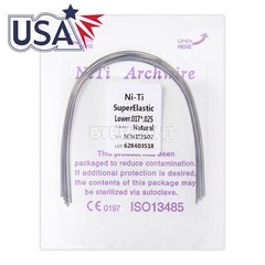 0.99/pack ETERFANT Dental Orthodontic Arch Wire Rectangular NiTi/Stainless Steel