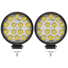 Round 4.5″ White LED Work Light Headights For John Deere Kubota Kubota Tractor