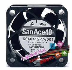 Sanyo 4015 4CM 9GA0412P7G001 12V 0.17A PWM cooling fan