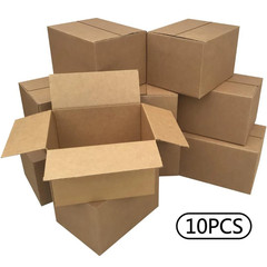 Small Item Shipping Boxes, 5.7X3.3X4.1Inches, Single Wall, 32Lb/Sq Inch, Brown