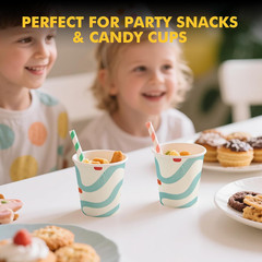 [300 Pack] Paper Cups 3 oz, Bathroom Cups 3 oz, Disposable Bathroom Paper Cups,