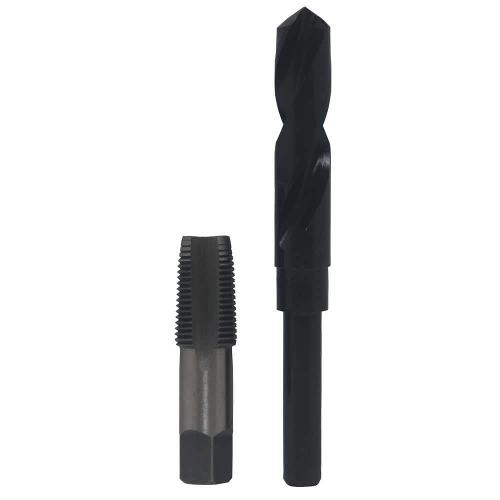 Drill America 1/2 in. NPT Carbon Steel Pipe Tap & 23/32 in. Drill Bit Set