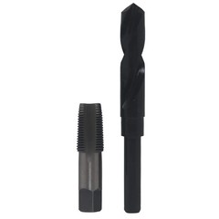 Drill America 1/2 in. NPT Carbon Steel Pipe Tap & 23/32 in. Drill Bit Set