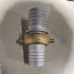 1 1/2 IST Brass and Aluminum Hose Fitting Adapter